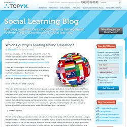 Which Country is Leading Online Education?