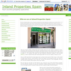 Who we are : country properties in andalucia,inland spain at the costa del sol
