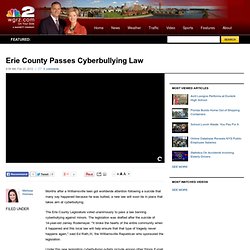 Erie County Passes Cyberbullying Law
