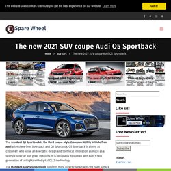 The new 2021 SUV coupe Audi Q5 Sportback