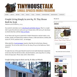 Couple Living Simply in 200 Sq. Ft. Tiny House Built for $15k