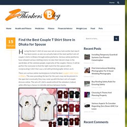 Find the Best Couple T Shirt Store in Dhaka for Spouse