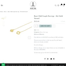 Odd Pair Earrings - 18ct Gold Vermeil – Jewel Tree London
