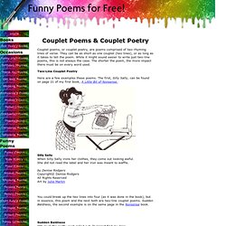 Couplet Poems and Couplet Poetry