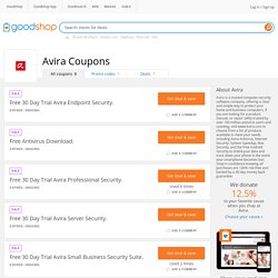 Avira Coupons, Promo Codes, Deals, Discounts - Goodshop