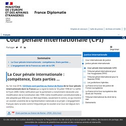 Cour pénale internationale (CPI)