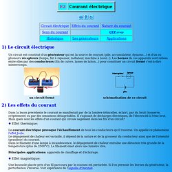 Courant électrique