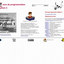 Cours de programmation Python