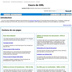 Cours de XML
