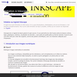 Cours : Initiation à Inkscape (logiciel de dessin gratuit)