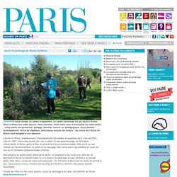 Cours de jardinage de l'Ecole Du Breuil