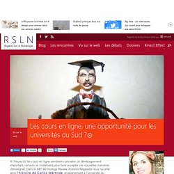 Les cours en ligne, une opportunité pour les universités du Sud ?