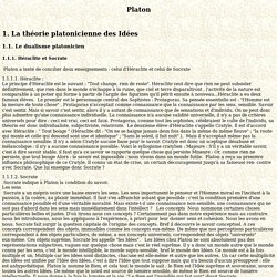 Cours sur Platon