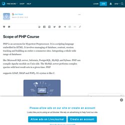 Scope of PHP Course: ext_5698927 — LiveJournal