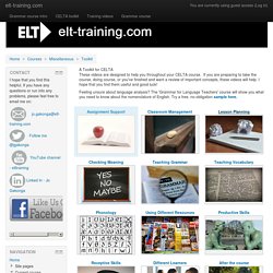 Course: A Toolkit for CELTA