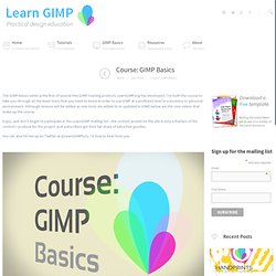 Course: GIMP Basics
