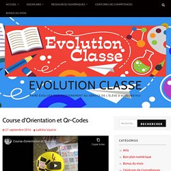 Course d’Orientation et Qr-Codes – Evolution Classe