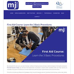 First Aid Course: Learn the 3 Basic Procedures