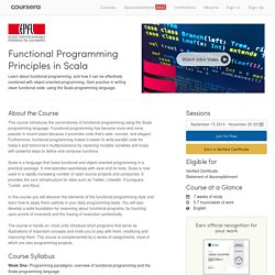 Functional Programming Principles in Scala