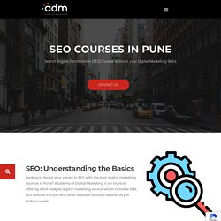 SEO courses in Pune