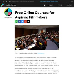 Free Online Courses for Aspiring Filmmakers
