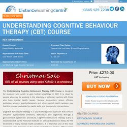 Cognitive Behavioural Therapy Courses Online