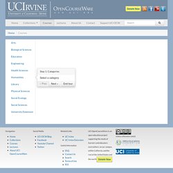 UC Irvine Open Courseware