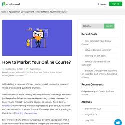 Top Strategies to promote your course