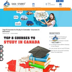 Top 8 Courses to Study in Canada- Courses in Demand