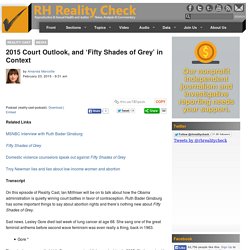 2015 Court Outlook, and 'Fifty Shades of Grey' in Context