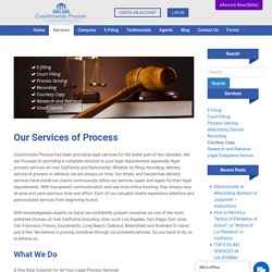 Courtesy copy delivery, document recording services