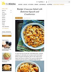 Couscous Salad with Butternut Squash and Cranberries
