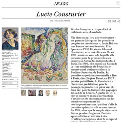 Lucie Cousturier (1876-1925) Autoportrait. 1905