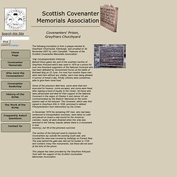 Covenanters' Prison - Greyfriars Kirkyard, Edinburgh