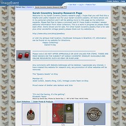 Sarah Coventry Jewelry Research Page