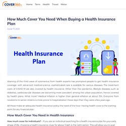 How Much Cover You Need When Buying a Health Insurance Plan