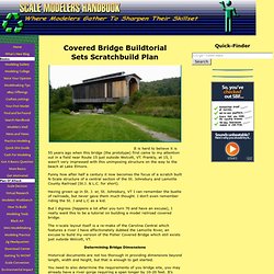 Covered Bridge Tutorial Traces Scratch Building project