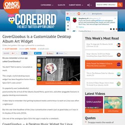 CoverGloobus Is a Customizable Desktop Album Art Widget