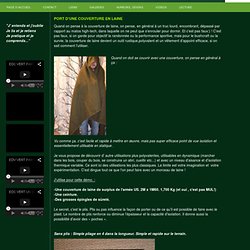 coverture laine - Les Bois de Cernunos-Vie sauvage-Bushcraft-Ecologie-Survie-Tradition