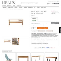 Covet Desk Oak By Shin Azumi - Desks - Office Furniture - Office