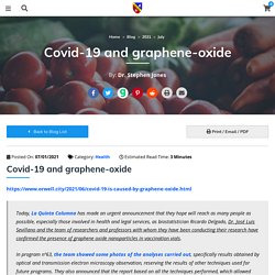 Covid-19 and graphene-oxide