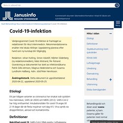 Covid-19-infektion - Janusinfo.se
