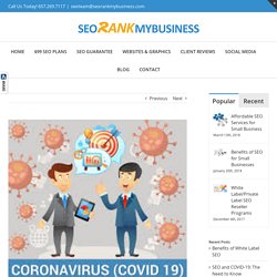 SEO and COVID-19: The Need to Know - SEO Rank My Business