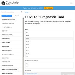 COVID-19 Prognostic Tool