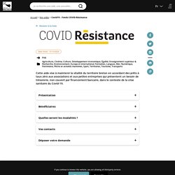 COVID-19 : Aide financière · Région Bretagne