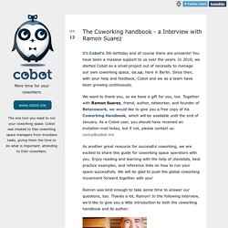 cobot news - The Coworking handbook - a Interview with Ramon Suarez