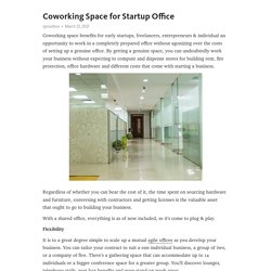 Coworking Space for Startup Office – Telegraph