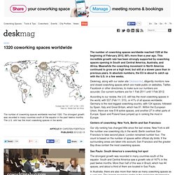 1320 coworking spaces worldwide