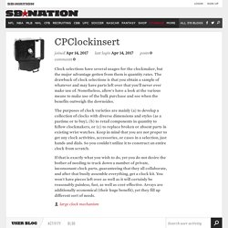 CPClockinsert - Posts - large clock mechanism