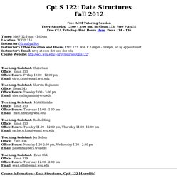 CptS122: Data Structures